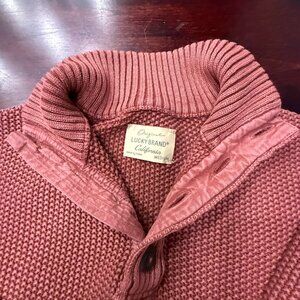 LUCKY BRAND HEAVY KNIT SWEATER